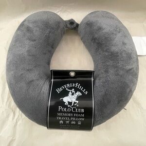 Beverly Hills Polo Club Memory Foam Travel Neck Pillow, never used